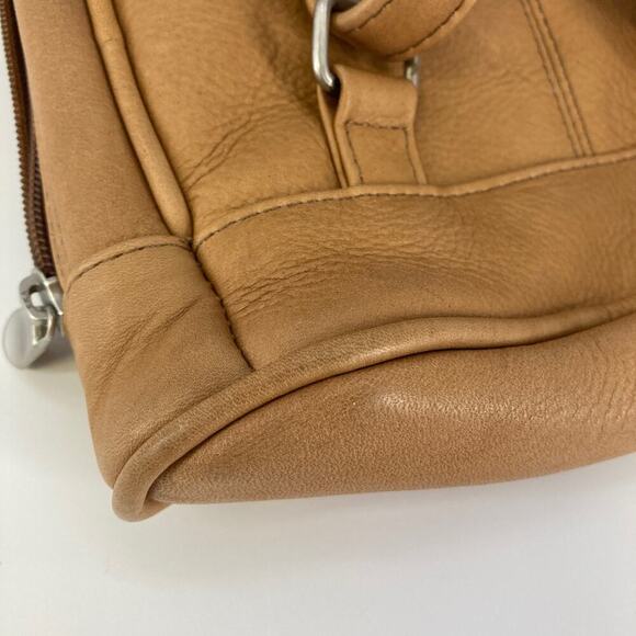 LE DONNE MINI SOFT TAN LEATHER BACKPACK - Picture 14 of 16
